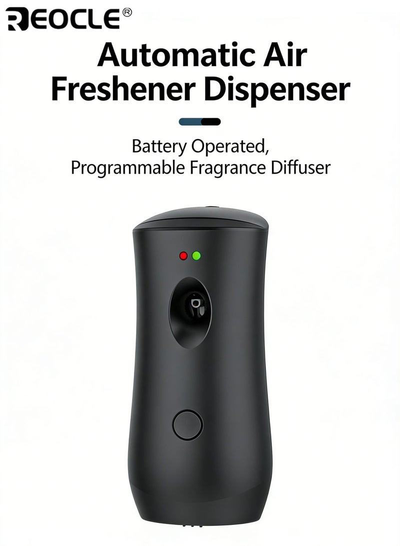 REOCLE Automatic Air Freshener Dispenser Adjustable Aroma Spray Machine Free Stand or Wall Mounted for Bedrooms Bathrooms Offices Airports Hotels Commercial Place Long-Lasting Fragrance Ideal for Men Women（Battery Not Included) - Image 1