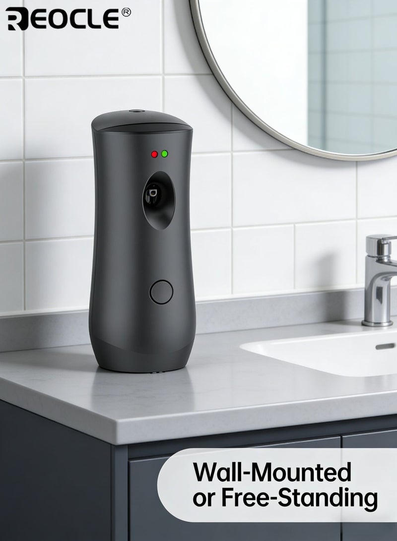 REOCLE Automatic Air Freshener Dispenser Adjustable Aroma Spray Machine Free Stand or Wall Mounted for Bedrooms Bathrooms Offices Airports Hotels Commercial Place Long-Lasting Fragrance Ideal for Men Women（Battery Not Included) - Image 5