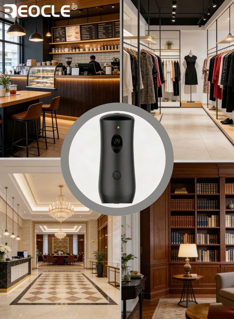 REOCLE Automatic Air Freshener Dispenser Adjustable Aroma Spray Machine Free Stand or Wall Mounted for Bedrooms Bathrooms Offices Airports Hotels Commercial Place Long-Lasting Fragrance Ideal for Men Women（Battery Not Included) - Image 4