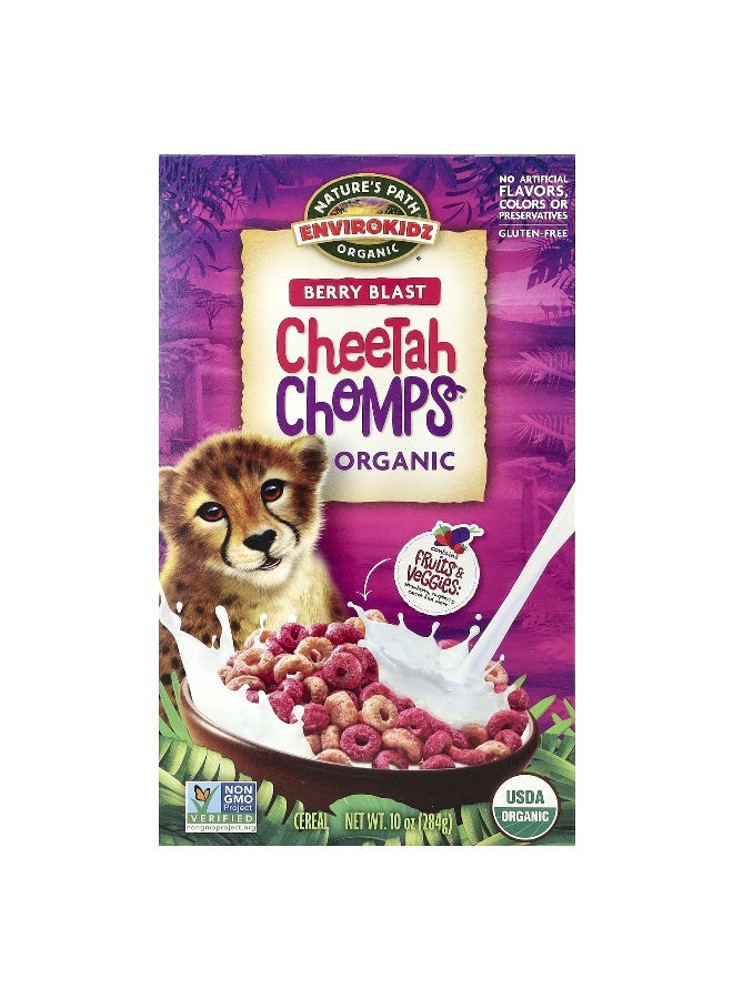 Nature's path Nature's Path, EnviroKidz, Organic Cheetah Chomps® Cereal, Berry Blast , 10 oz (284 g) - Image 1