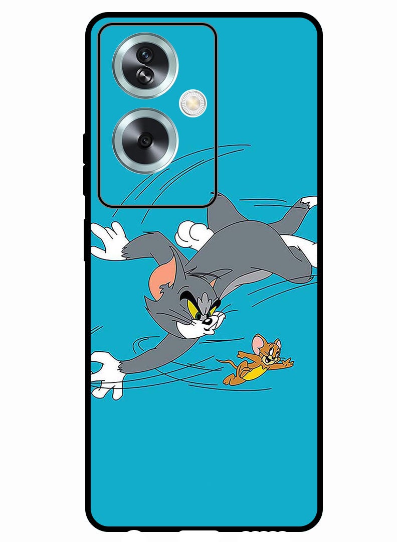 Theodor Protective Case Anti Scratch Shock Proof Bumper Cover For Oppo A79 5G Tom And Jerry - Image 1