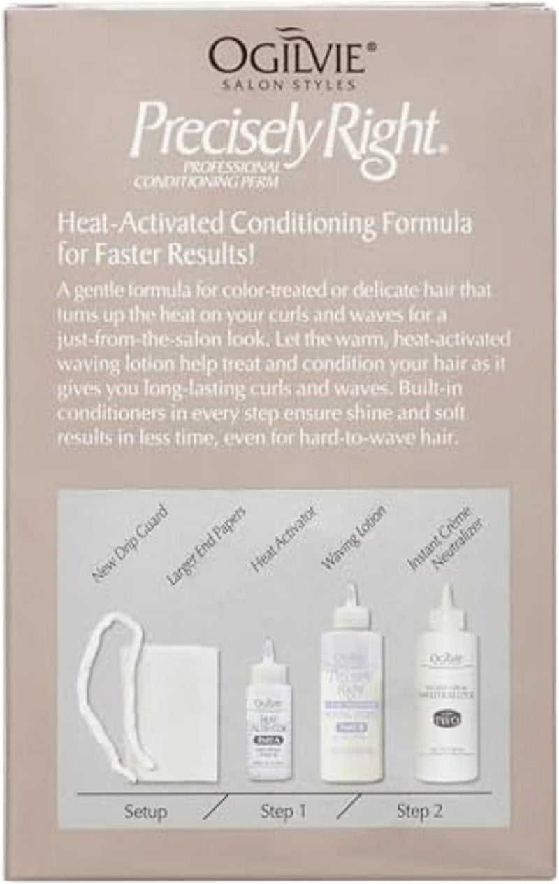 Ogilvie Precisely Right Perm Professional Conditioning for Color-Treated, Thin or Delicate Hair - Image 4