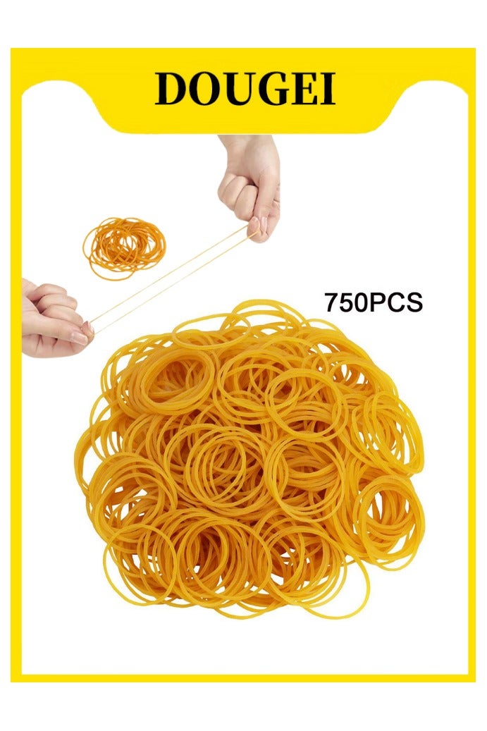 دوغي 750 شريط مطاطي أصفر عالي المرونة - مصنوع من مادة مطاطية طبيعية متينة ، ومناسب لسيناريوهات مختلفة مثل الحياة اليومية والمكتب - Image 1