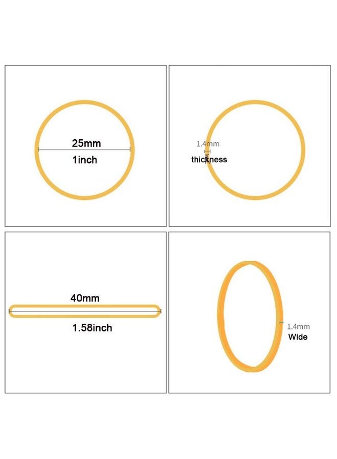 دوغي 750 شريط مطاطي أصفر عالي المرونة - مصنوع من مادة مطاطية طبيعية متينة ، ومناسب لسيناريوهات مختلفة مثل الحياة اليومية والمكتب - Image 3