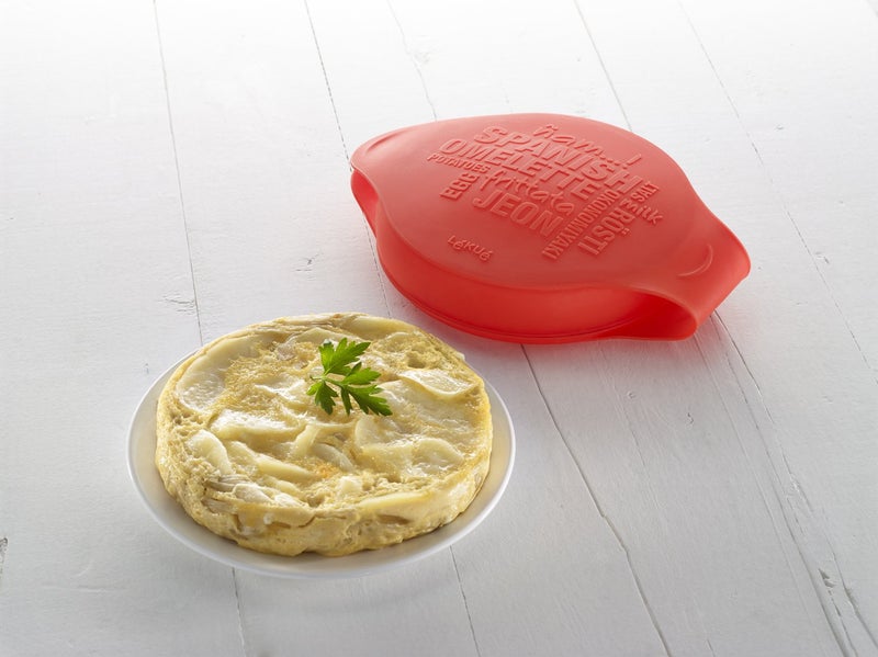 Lekue Spanish Omelet/Frittata Maker, Model # Red Small - Image 4