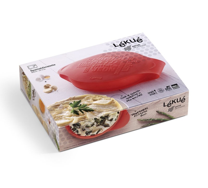 Lekue Spanish Omelet/Frittata Maker, Model # Red Small - Image 5