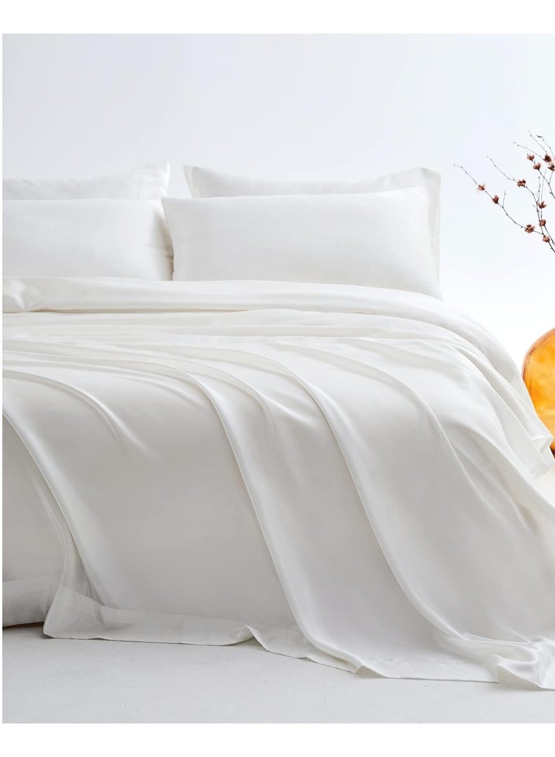 Classic 4-Piece King Bed Sheet Set – Deep Pocket Fitted Sheet & Pillowcases