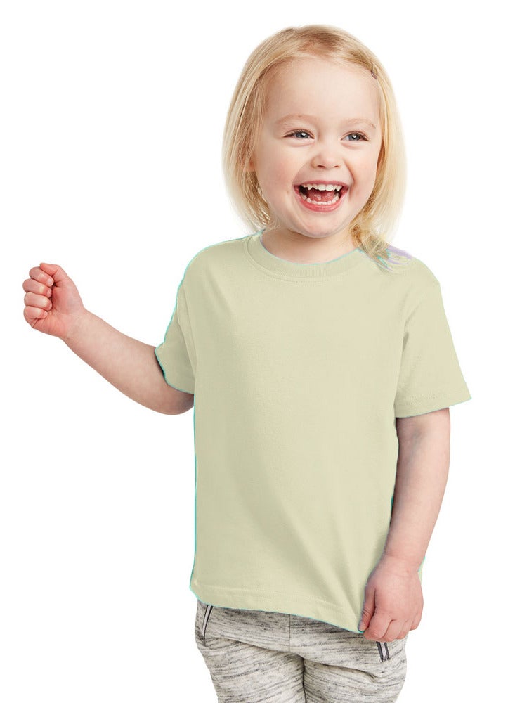 PRINTSHOP4ME Printshop4me Kids Round Neck Girls T Shirt 170 GSM Pure Cotton Basic Colors  - Image 1