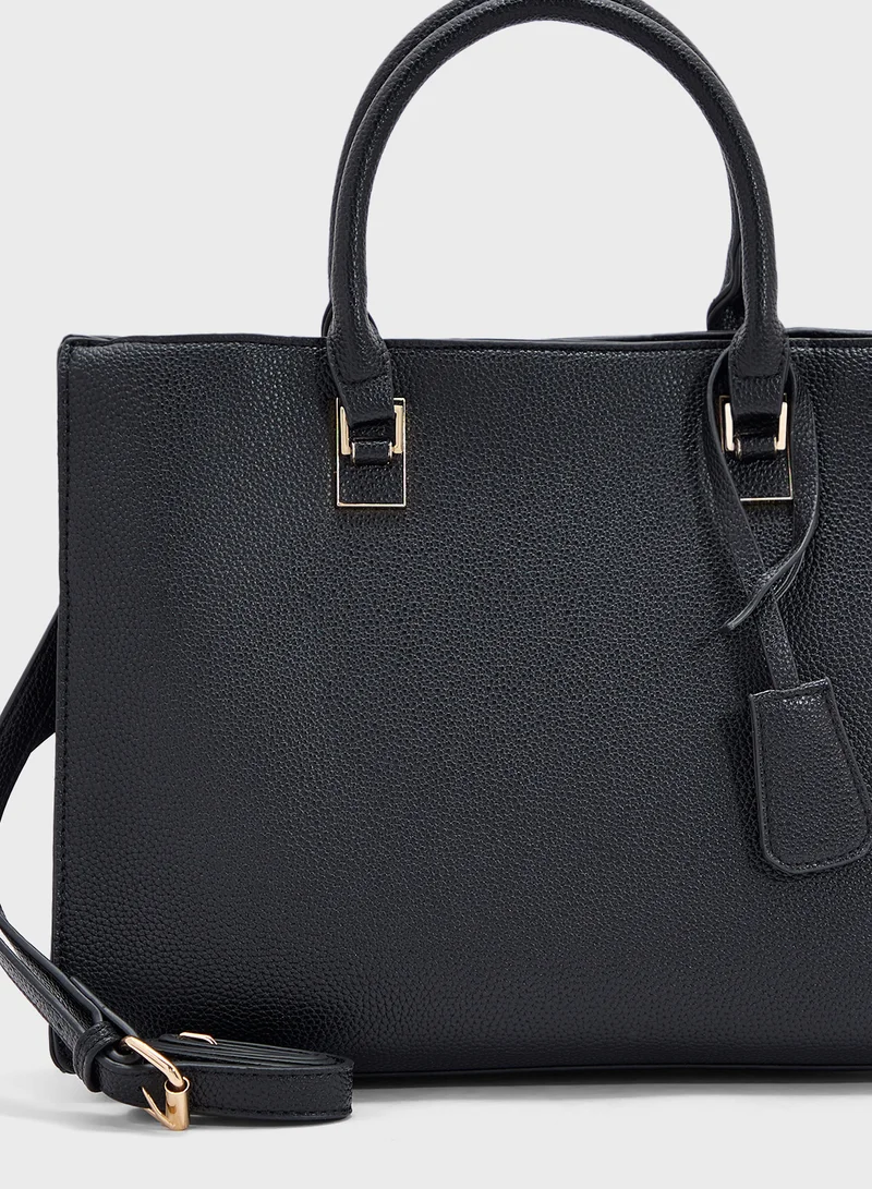 ELLA Flower Charm Tote Bag