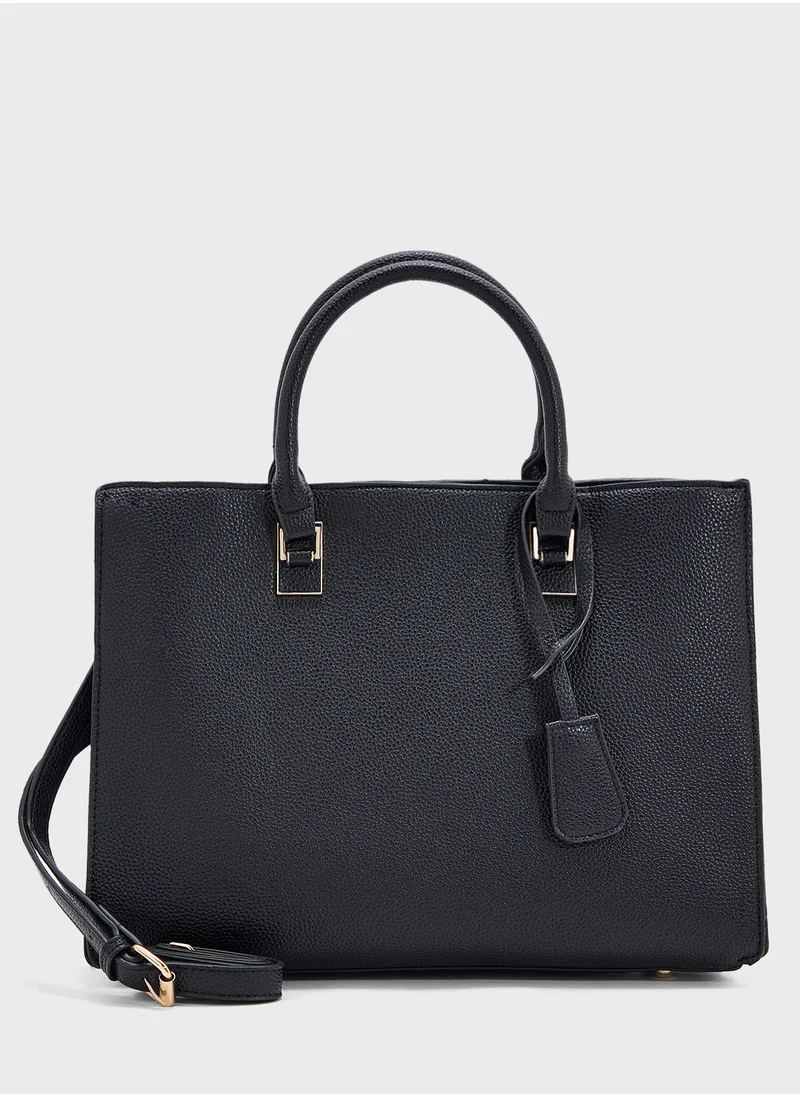 ELLA Flower Charm Tote Bag