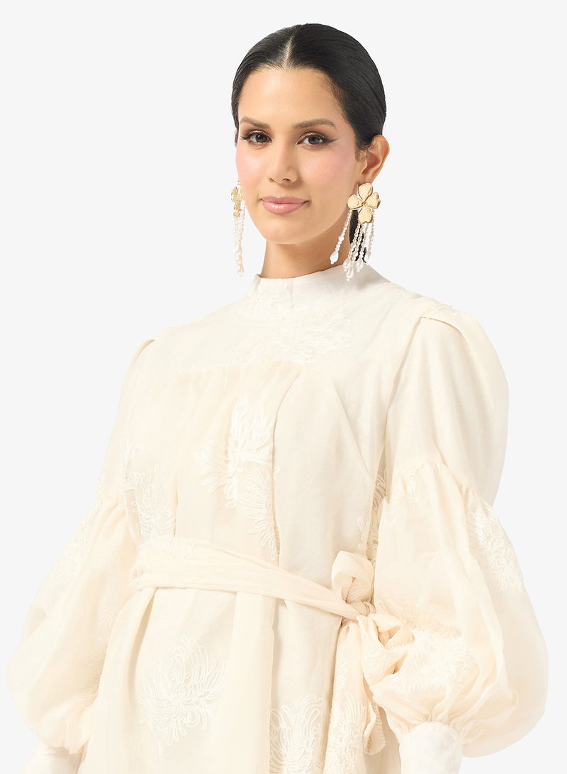 خزانة فستان قميص بنسيج محترق - Image 3