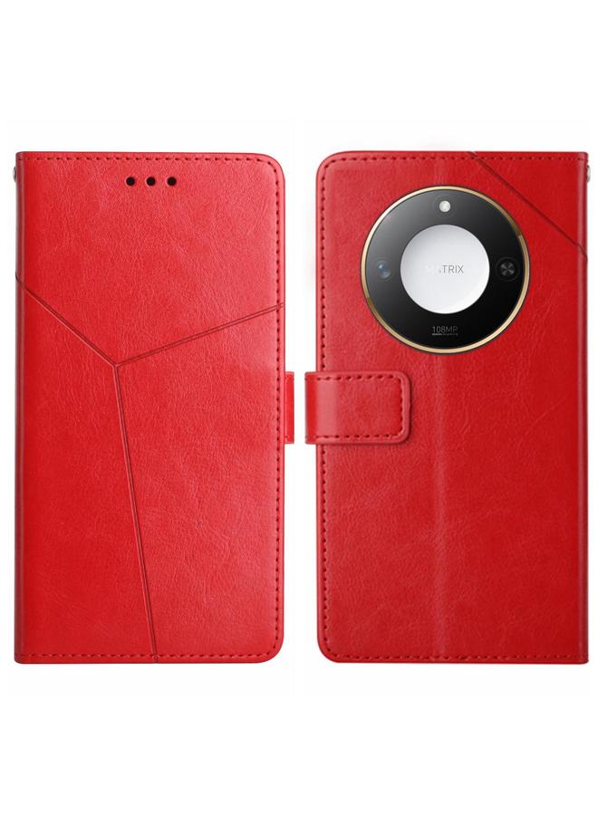 Zaboon Case For Honor X9c Smart Y-shaped Pattern Flip Leather Phone Case - Image 1