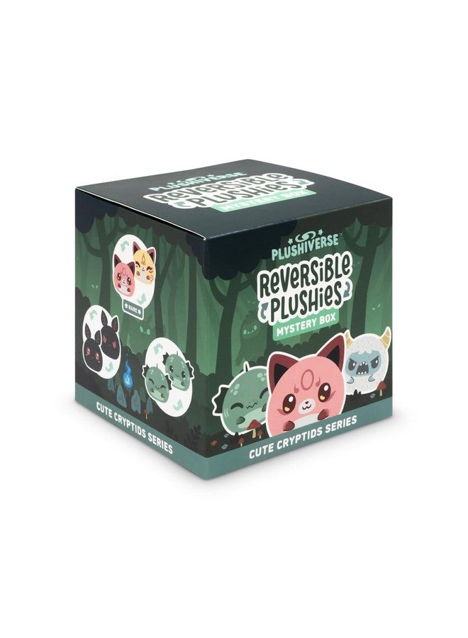 تيتيرتل صندوق TeeTurtle الغامض القابل للعكس مقاس 3 بوصات - سلسلة Cryptids اللطيفة - صندوق حيوانات محشوة ناعمة مفاجئة - Image 1