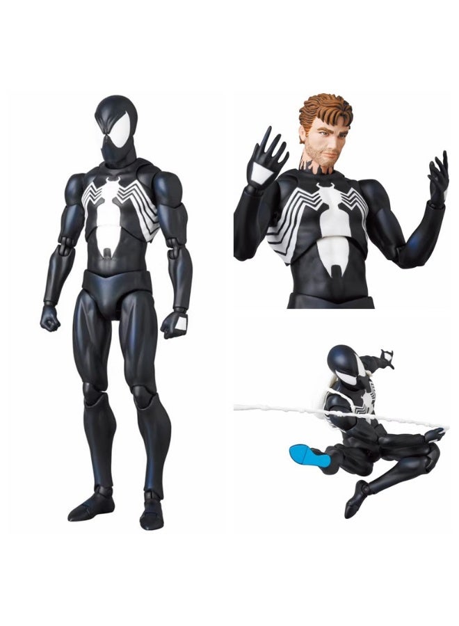 general Venom Symbiote suit Spider-Man movable replacement Face doll model decoration Desktop Decoration Toy Gift for family and friends - Image 1