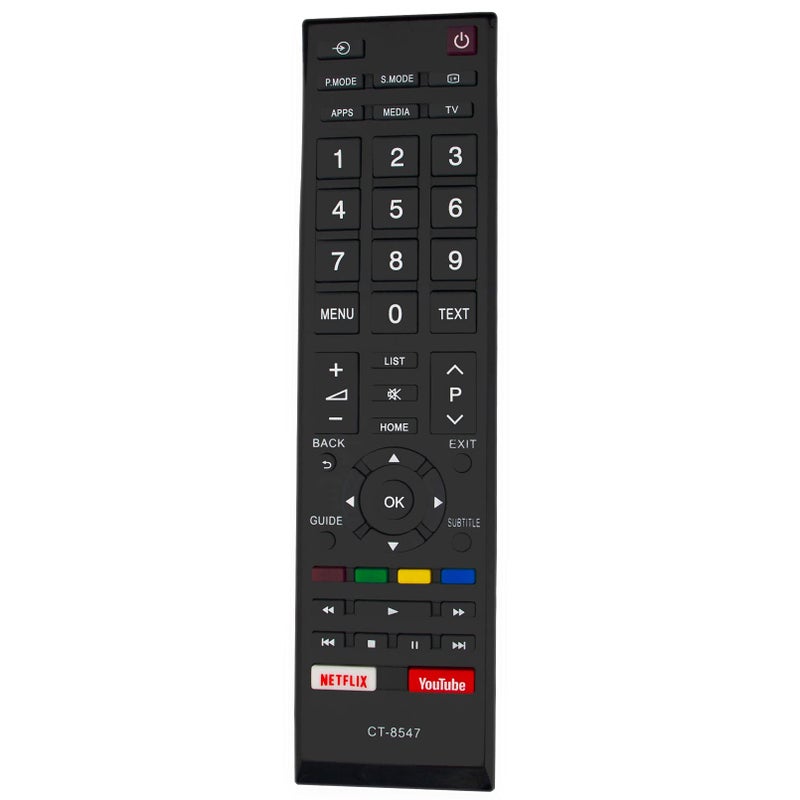 Allimity CT-8547 Remote Replacement for Toshiba LED TV 43U5965 50U5965 55U5965 43U5865 65U5965 50U5865 55U5865 65U5865 32L5865 43L5865 49L5865 43U5069 50U5069 55U5069 58U5069 65U5069 49L5865EV - Image 5