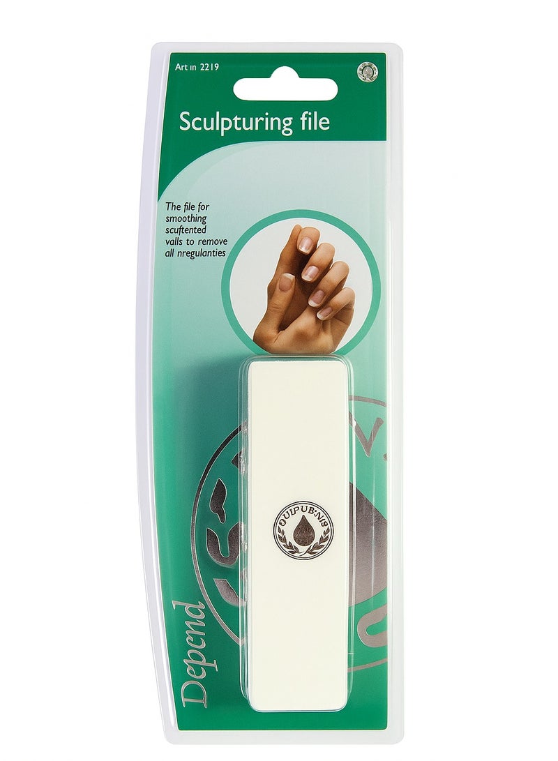 مبرد لتنعيم الأظافر المنحوتة لإزالة التشققات رقم الفن ٢٢٢٥