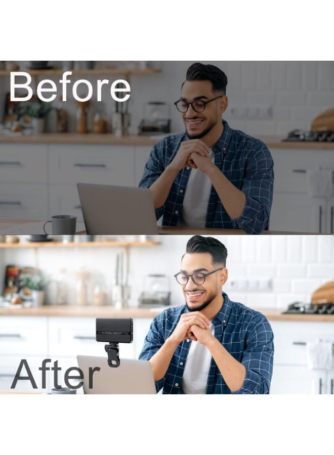 Rechargeable 120-LED Selfie Light with Clip – 5000mAh Video Light for Mobile, iPad, Laptop & Camera – 3 Adjustable Lighting Modes - Image 5