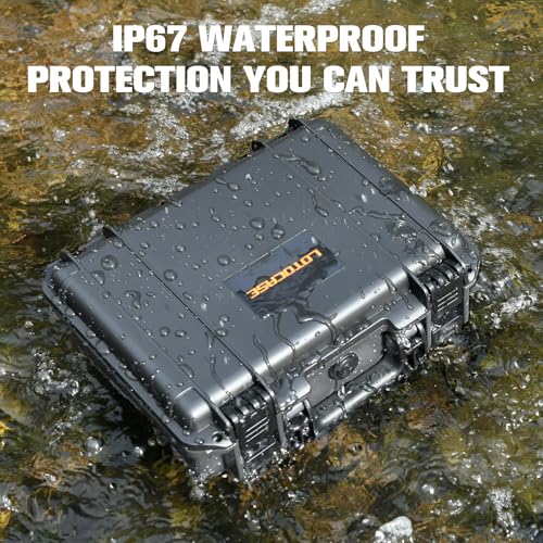 LOTOCASE Case for NOCO Boost GB40 & GB20 – Waterproof Hard Shell Carrying Case with Custom Pre-Cut Foam, Shockproof Protective Travel Box Compatible with NOCO GB40/GB20 UltraSafe Jump Starter (Case Only) - Image 5