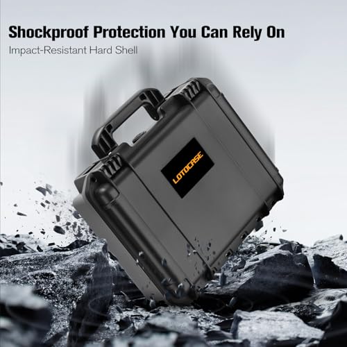 LOTOCASE Case for NOCO Boost GB40 & GB20 – Waterproof Hard Shell Carrying Case with Custom Pre-Cut Foam, Shockproof Protective Travel Box Compatible with NOCO GB40/GB20 UltraSafe Jump Starter (Case Only) - Image 4