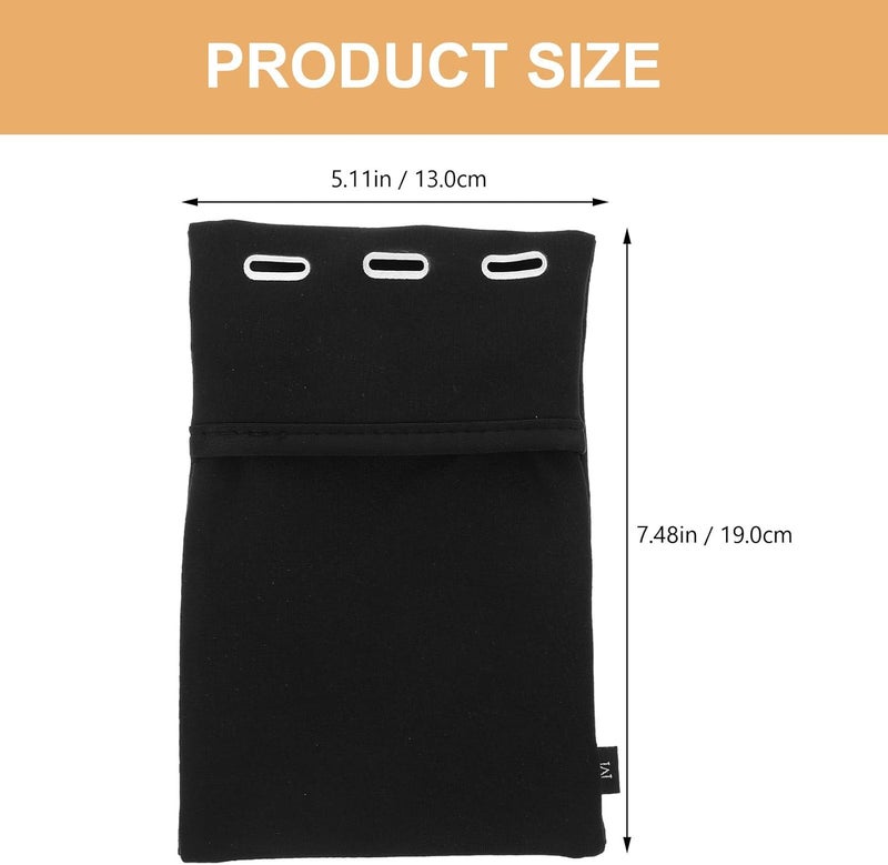 Running Phone Armband Bag for Outdoor Fitness and Gym Workouts, Black XL Cell Phone Arm Pouch with Adjustable Strap for Men and Women - Image 2