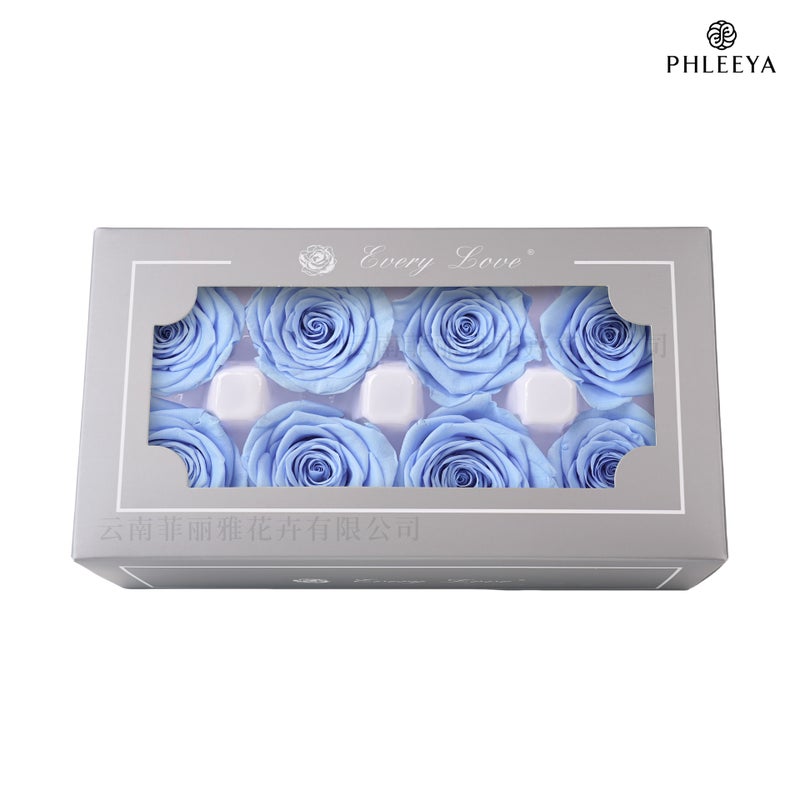 Eternal Flower Rose Flower Head Diy Material 4-5Cm8 Finished Bouquet Gift High Sense Dried Flowers Flowers - Image 1