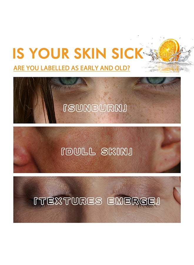 West&Month Vitamin C Facial Serum - Delicate And Moisturizing,Vitamin C supplemental Nutrition,Skin Brightening Essence For Dark Spots,Dark Skin,Neck Lines And Skin Absorption - Image 2