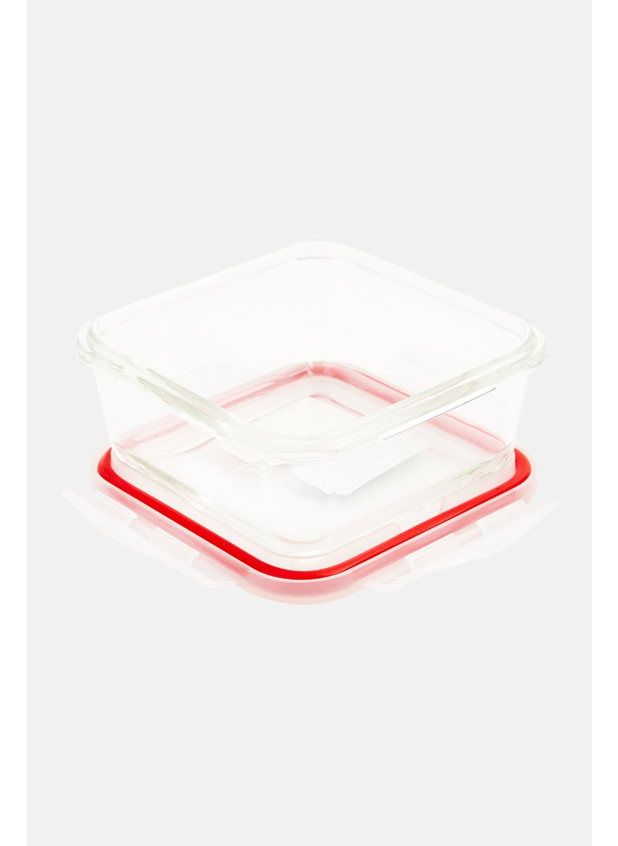IRIS Square Glass Storage Container With Led, Transparent  - Image 2