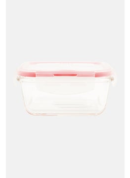 IRIS Square Glass Storage Container With Led, Transparent  - Image 1