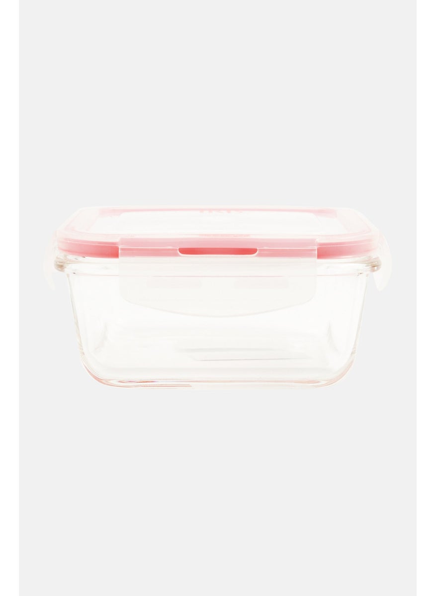 IRIS Square Glass Storage Container With Led, Transparent  - Image 1