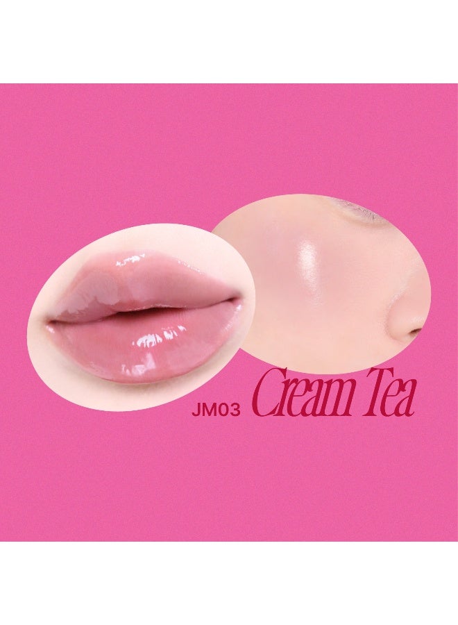 fwee Lip & Cheek Glowy Jelly Pot Cream Tea - Image 3