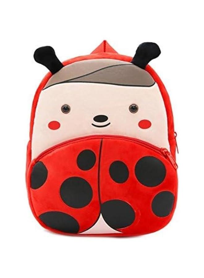 NICE CHOICE Cute Toddler Backpack Toddler Bag Plush Animal Cartoon Mini Travel Bag for Baby Girl Boy 2-6 Years(Beetle) - Image 1