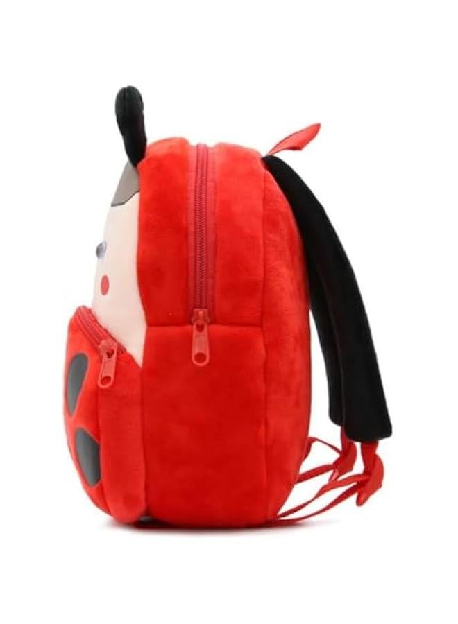 NICE CHOICE Cute Toddler Backpack Toddler Bag Plush Animal Cartoon Mini Travel Bag for Baby Girl Boy 2-6 Years(Beetle) - Image 2