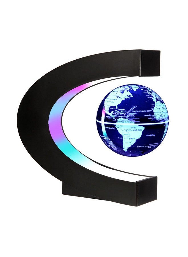 جريسوس متعدد الألوان المتغيرة المغناطيسية العائمة خريطة العالم العالم العائمة مع أضواء LED الآباء العظماء الطلاب المعلم الأعمال صديقها هدية عيد ميلاد لتزيين المكتب - Image 1