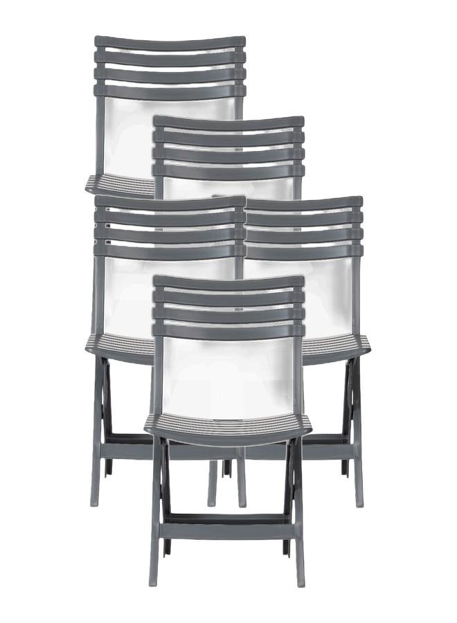 Cosmoplast كرسي تخييم قابل للطي (عبوة من 5) - Image 1