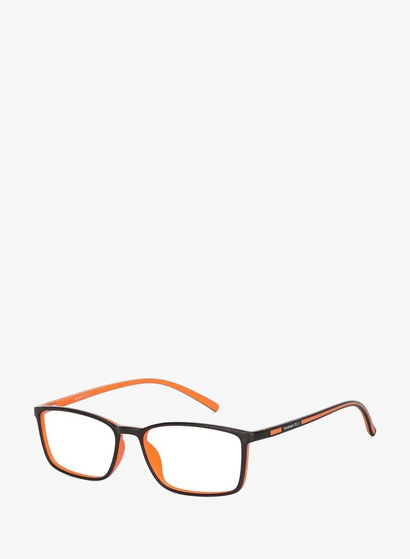 Lenskart Blu Zero Power Full Rim Bluecut &amp; Antiglare Rectangle Shape Computer Eyeglasses LB E13527 - 53mm - Black