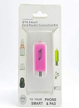 OTG Converter with Memory Card Reader/V8 Input & USB Output - pzsku/ZBA249842E3ACC47BFD36Z/45/_/1720390259/d8992d8b-5802-40b7-a315-800519ed73b6