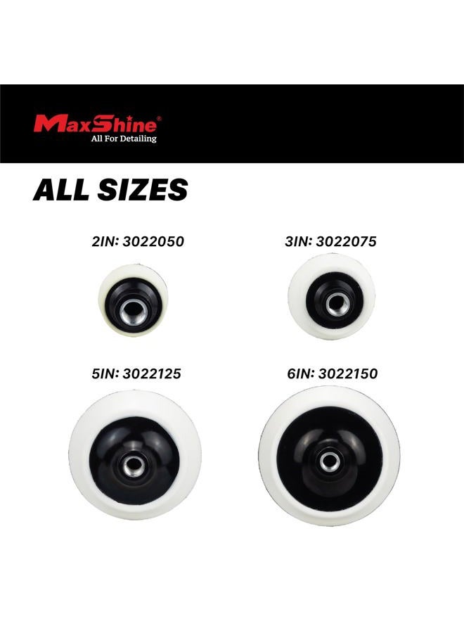 MaxShine Rotary Polisher Backing Pad, Dia: 125mm/5 inches, Thread: 5/8" - Image 3