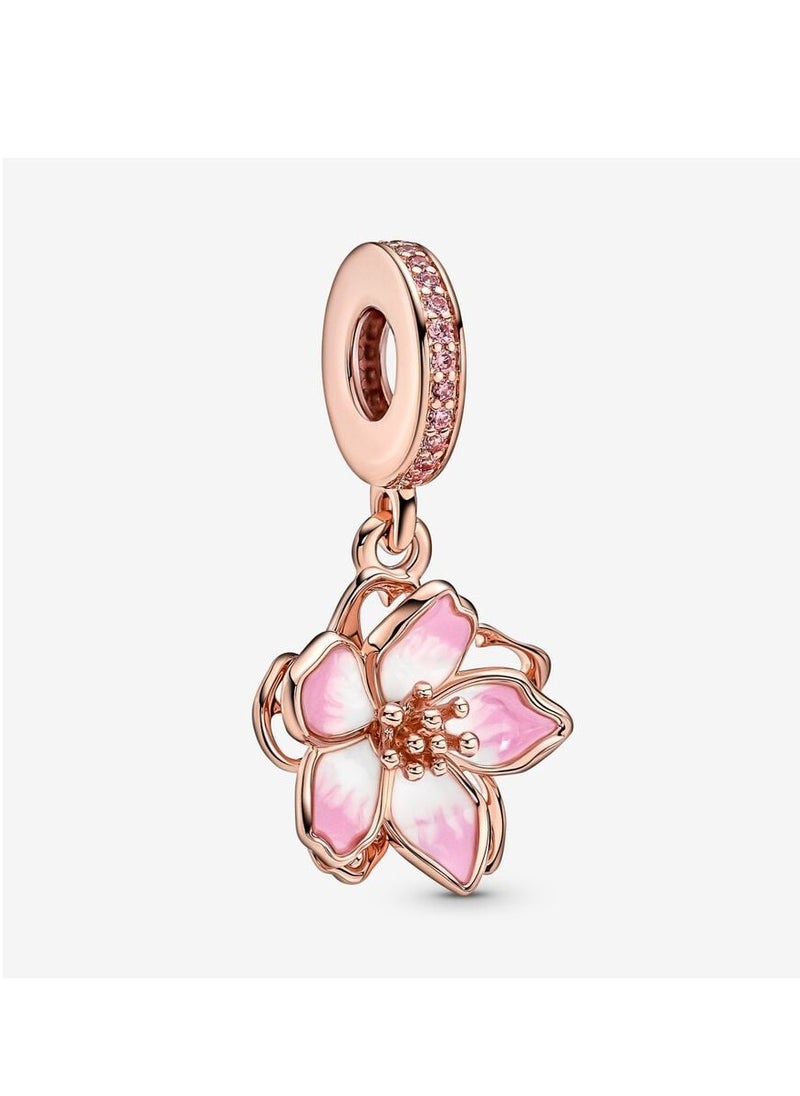 Pandora Violet - Pandora light pink cherry blossom necklace set - Image 1