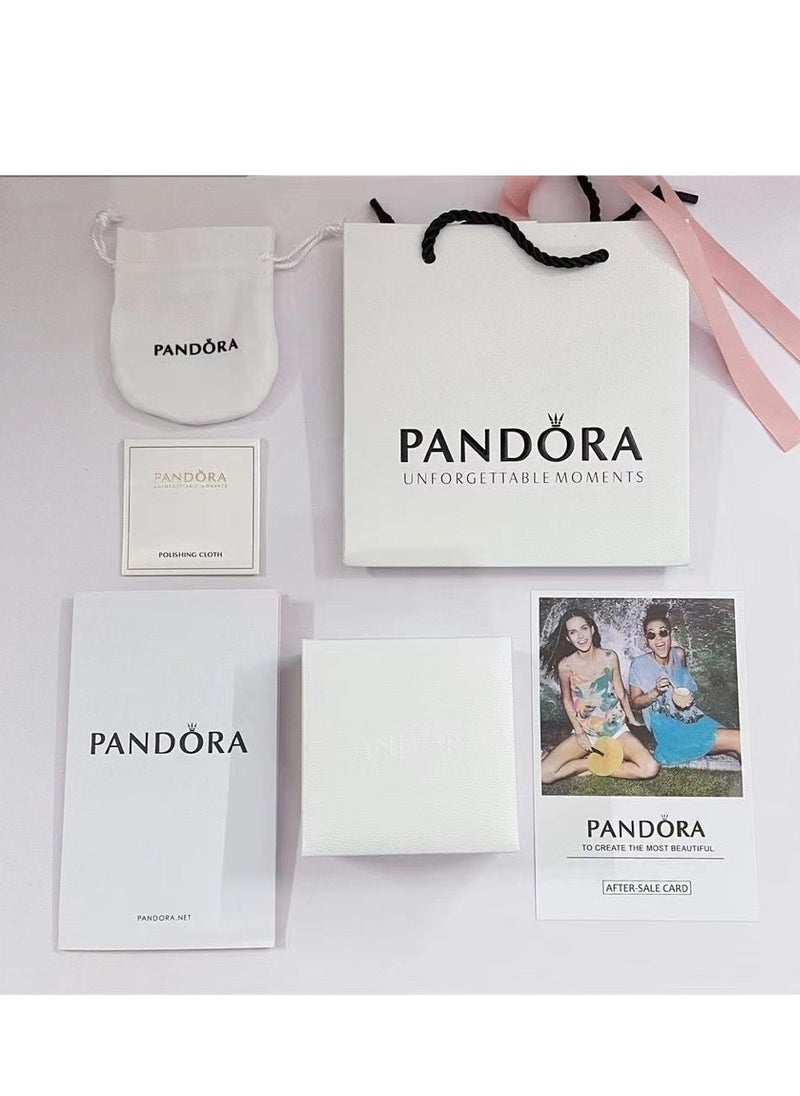 Pandora Violet - Pandora light pink cherry blossom necklace set - Image 1