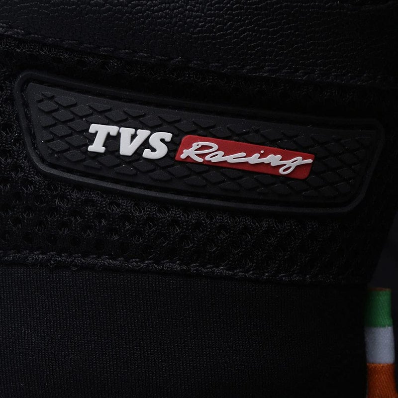 TVS Racing Street Riding Gloves for Men-PVC & Carbon Protected, Touch Screen Compatible, & Visor Wiper Fingertips-Premium Bike Gloves for Riding Comfort (Black-M) - Image 5
