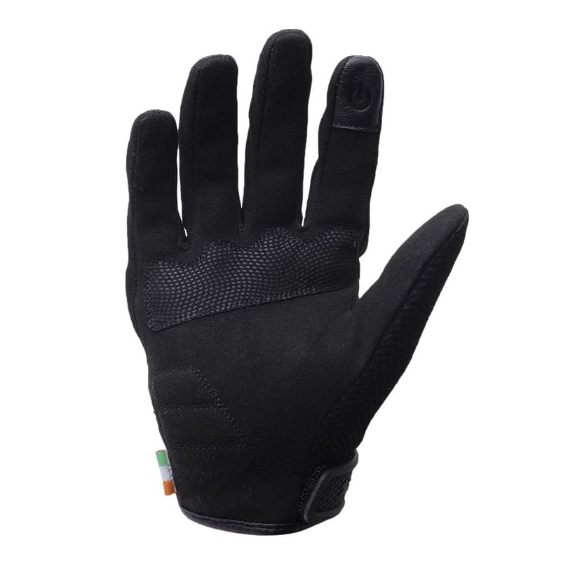 TVS Racing Street Riding Gloves for Men-PVC & Carbon Protected, Touch Screen Compatible, & Visor Wiper Fingertips-Premium Bike Gloves for Riding Comfort (Black-M) - Image 3
