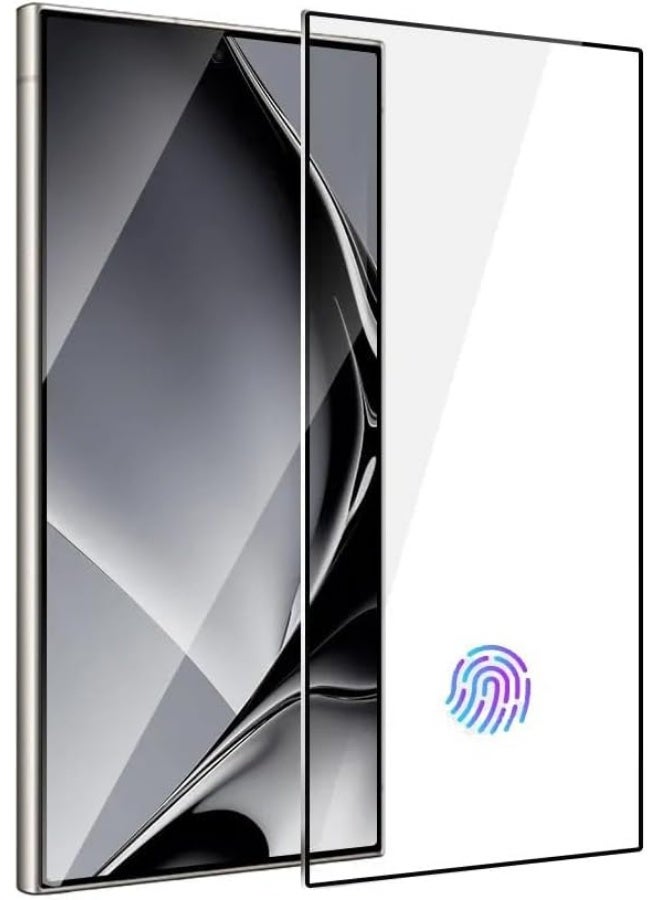 Samsung Galaxy S24 Ultra ESD Anti Static Premium Tempered Glass Screen Protector With Fingerprint Support With Black Frame - Image 1