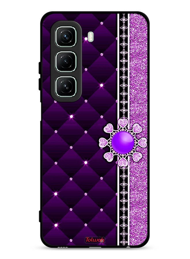 Tolwak غطاء حماية إنفينكس هوت 50 5G بقلوب لامعة - Image 1