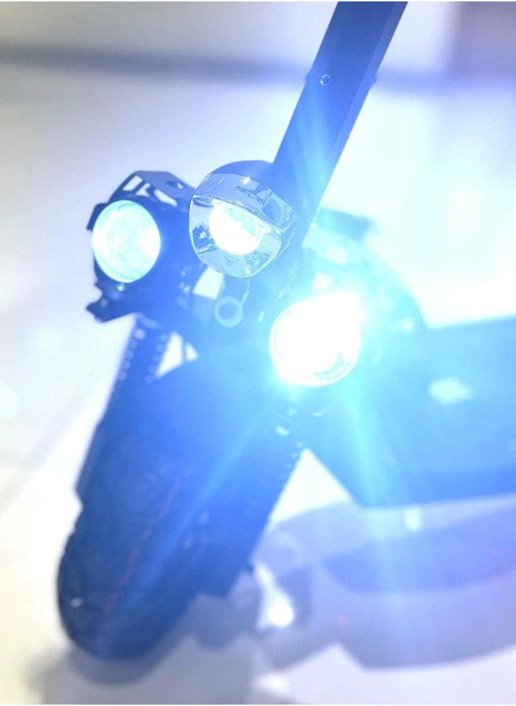 Crony - V10 Pro High-Speed Electric Scooter – 1200W Motor, 36V/12AH Battery, Triple LED Headlamps, Front & Rear Suspension, Deep Tread Anti-Slip Off-Road Tires, 120KG Load Capacity, Fast Disc Brakes, Aluminum Alloy Frame, High configuration E-Bike, Foldable skateboard, Powerful E-Scooter，Black - Image 1