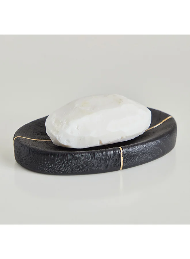 Home Box Luxe Soap Dish 9 x 13.6 x 2.8 cm