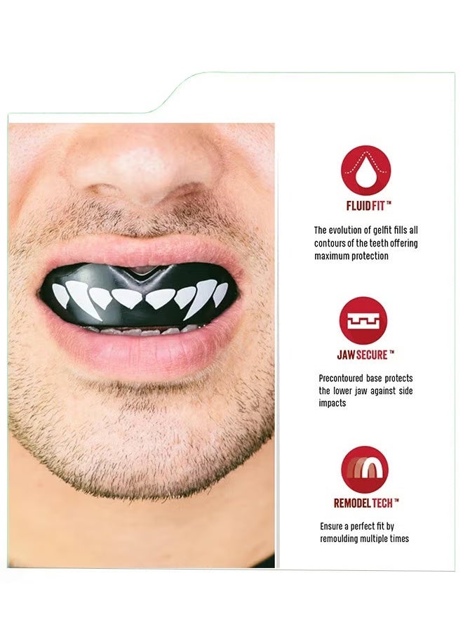 واقيات الفم الرياضية، واقيات الفم المصنوعة من مادة إي في إيه، واقيات الفم لتقويم الأسنان، واقيات الفم سليم فيت، واقي الفم مع حافظة للملاكمة وكرة السلة واللاكروس وكرة القدم وفنون القتال المختلطة - Image 2