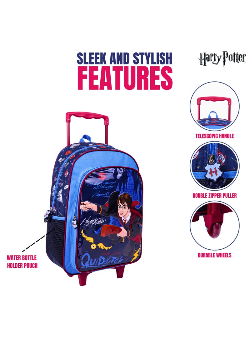 Warner Bros. Harry Potter Golden Snitch 5In1 Trolley Box Set 18" I Trolley I Lunch Bag I Water Bottle I Pencil Case I Lunch Box I Packaging - Image 3