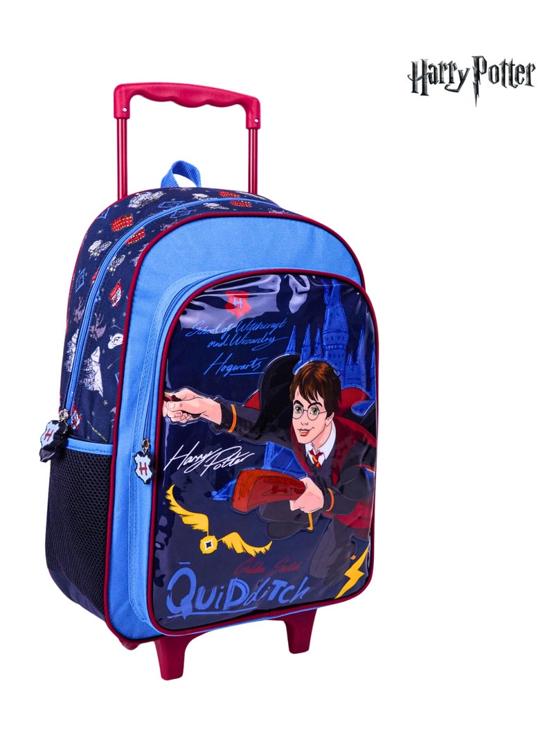 Warner Bros. Harry Potter Golden Snitch 5In1 Trolley Box Set 18" I Trolley I Lunch Bag I Water Bottle I Pencil Case I Lunch Box I Packaging - Image 2