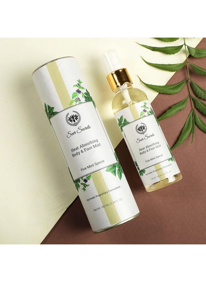 Seer Secrets Five Mint Body & Foot Mist Liquid Air Conditioner Suitable For Men & Women;Pack Of 100Ml - Image 3