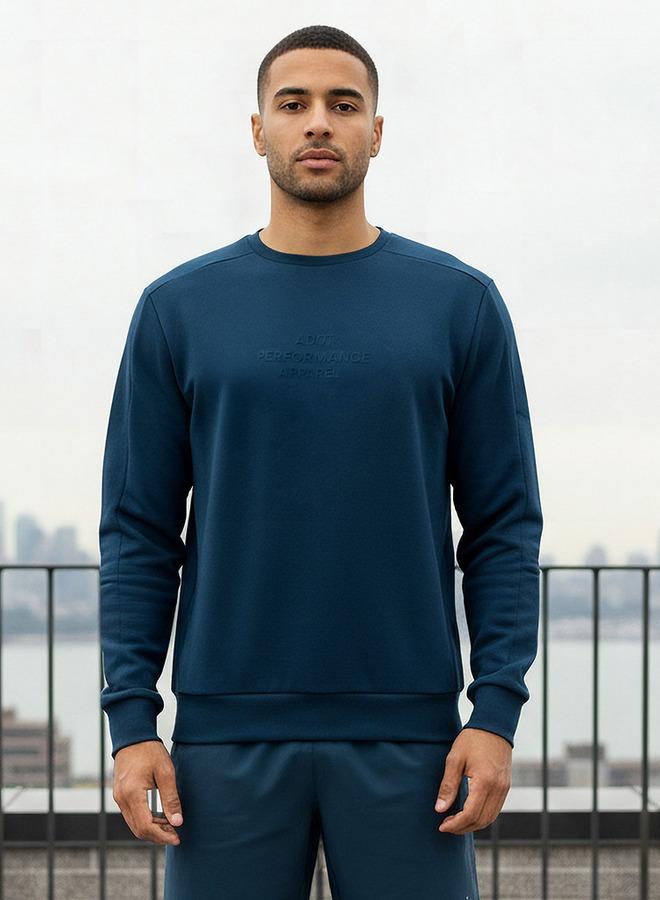 Active Men Performance Embossed Sweatshirt - Image 1